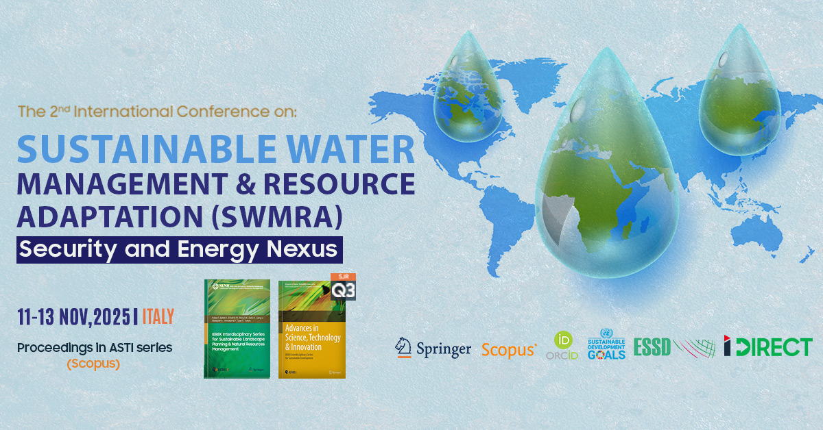 Sustainable Water Management, and Resource Adaptation (SWMRA) - 2nd edition